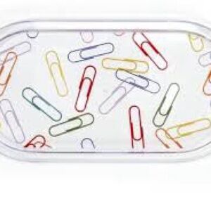 Paper clip desk tray